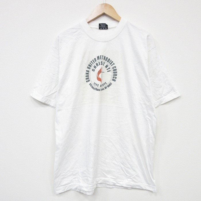 00s 半袖Tシャツ キリスト ホワイト XL | 古着