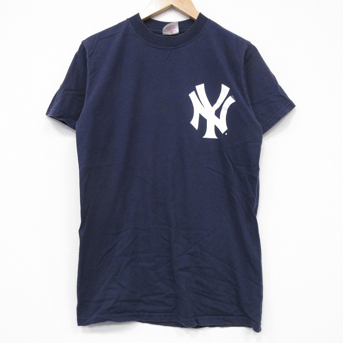 マジェスティック 00s 半袖Tシャツ ニューヨークヤンキース ネイビー M | 古着