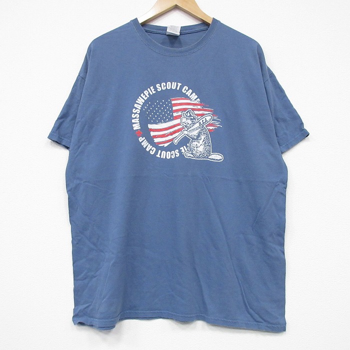 00s 半袖Tシャツ ボーイスカウト ネイビー XL | 古着