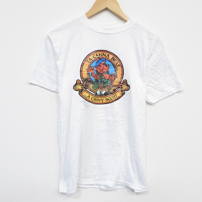 【50%OFF】ヘインズ 80s 半袖Tシャツ CANNA ホワイト M | 古着