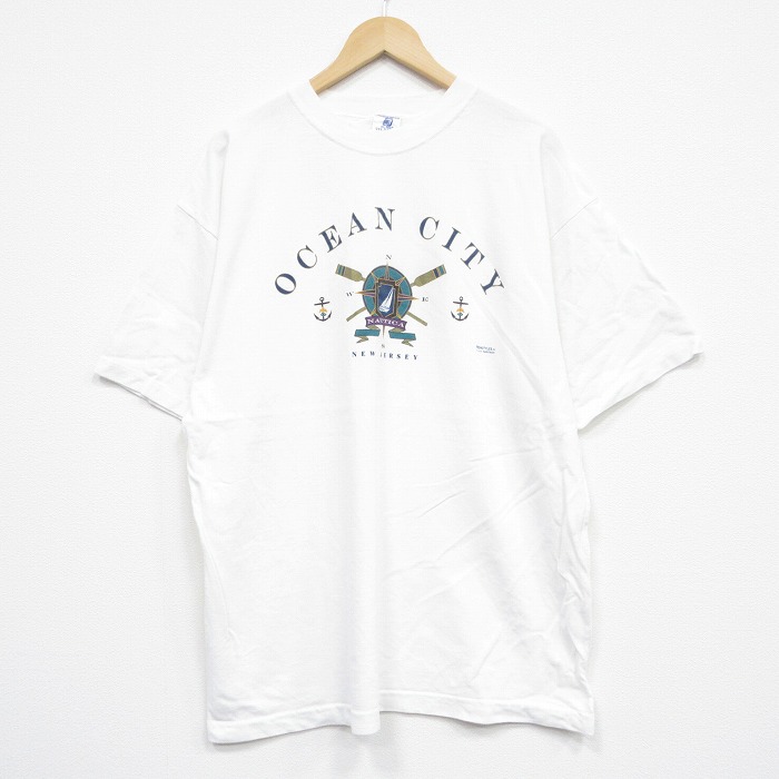 90s 半袖Tシャツ オーシャンシティ ホワイト XL | 古着