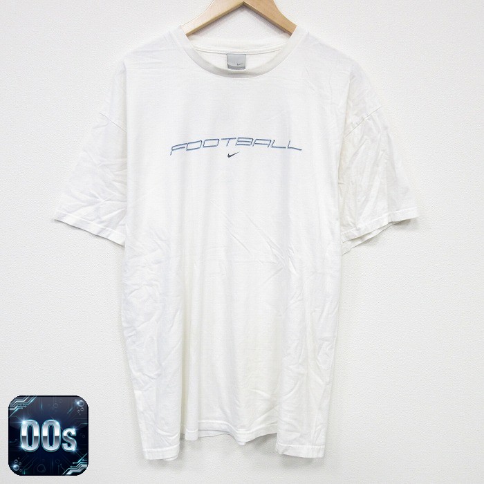 ナイキ 00s 半袖Tシャツ フットボール ホワイト XL | 古着