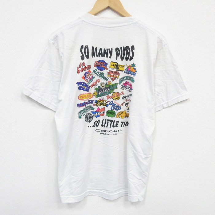 90s 半袖Tシャツ パブ ホワイト XL | 古着
