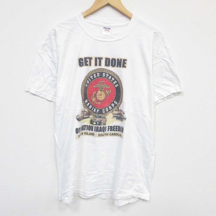 ジャージーズ 00s 半袖Tシャツ USMC ホワイト XL | 古着
