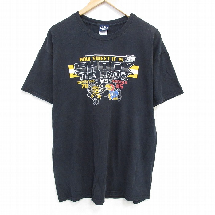 00s 半袖Tシャツ SHOCK ブラック XL | 古着