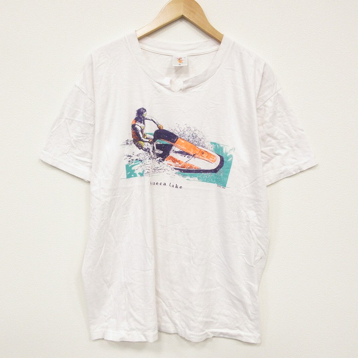 SEA DOG 90s 半袖Tシャツ ジェットスキー ホワイト XL | 古着