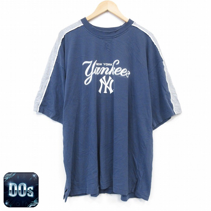 00s 半袖Tシャツ ニューヨークヤンキース ネイビー XL | 古着