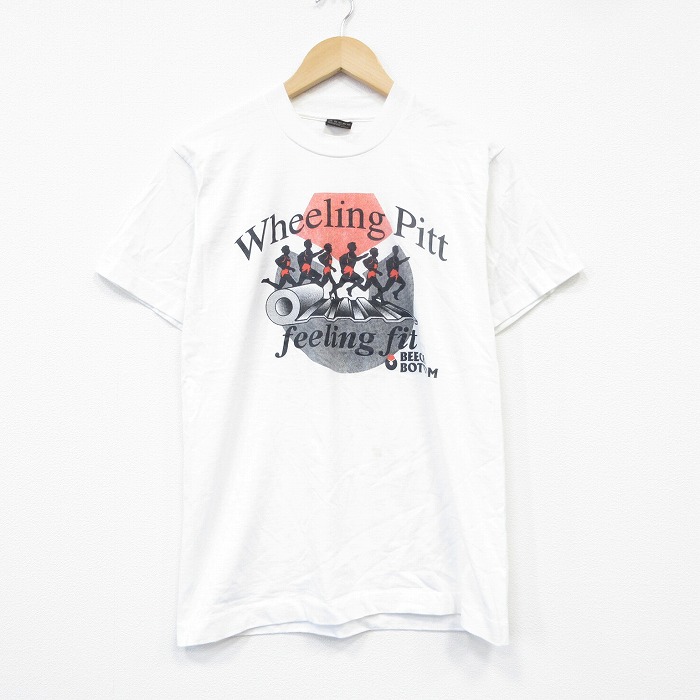 フルーツオブザルーム 90s 半袖Tシャツ ランナー ホワイト M | 古着