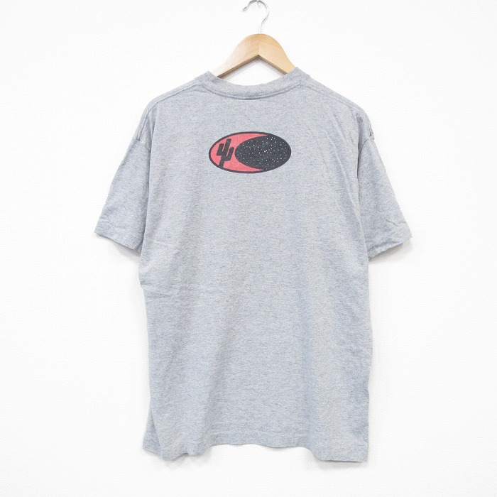 L★古着 半袖 ビンテージ Tシャツ メンズ 80年代 80s マルボロ 胸ポケット付き クルーネック USA製 グレー 霜降り 【spe】 25sep18 中古