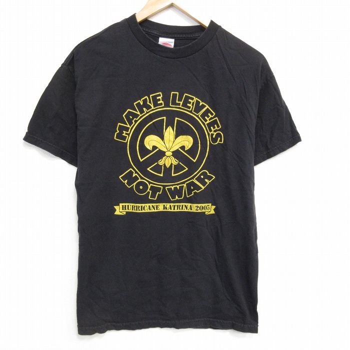 00s 半袖Tシャツ NOT WAR ブラック M | 古着