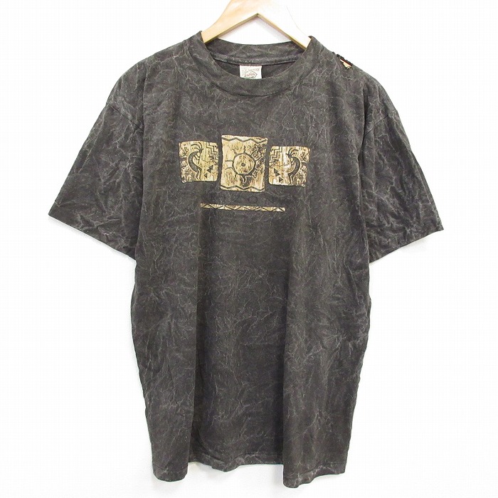 90s 半袖Tシャツ ココペリ ブラウン XL | 古着
