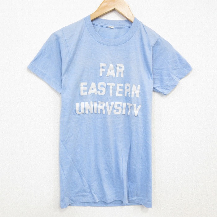 80s 半袖Tシャツ FAR ライトブルー S | 古着