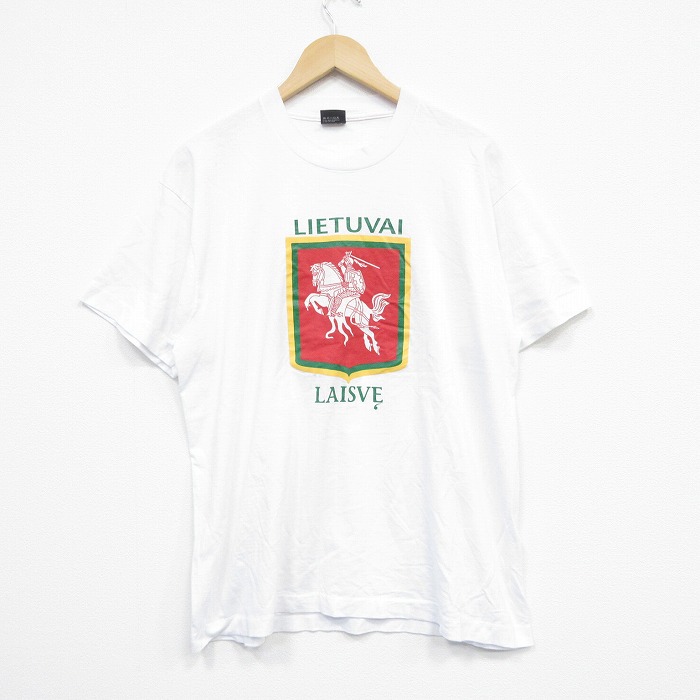 スクリーンスターズ 80s 半袖Tシャツ LAISVE ホワイト XL | 古着