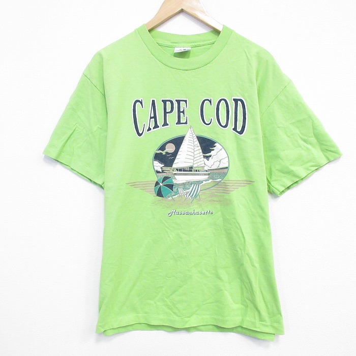80s 半袖Tシャツ ケープコッド グリーン XL | 古着
