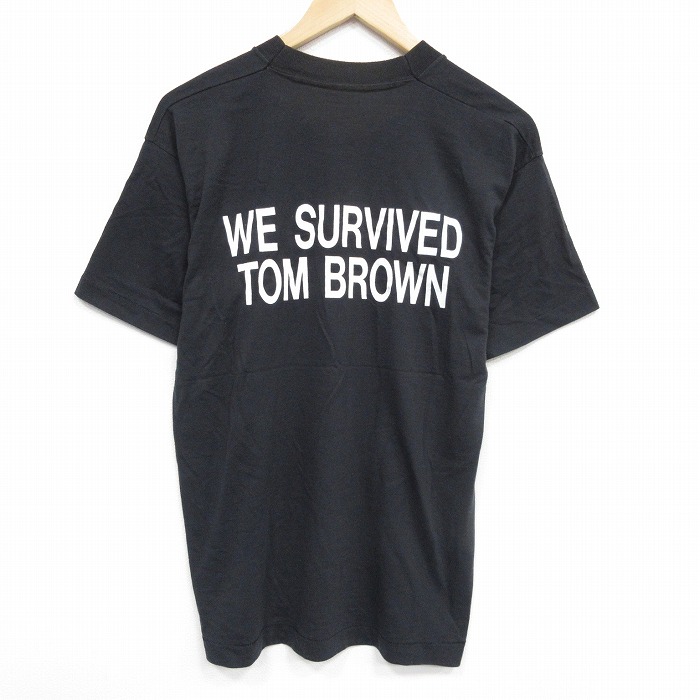 L★古着 スクリーンスターズ 半袖 ビンテージ Tシャツ メンズ 80年代 80s WE クルーネック USA製 黒 ブラック 25sep22 中古