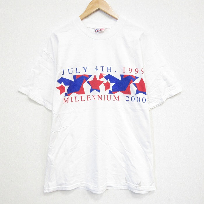00s 半袖Tシャツ ミレニアム ホワイト XL | 古着