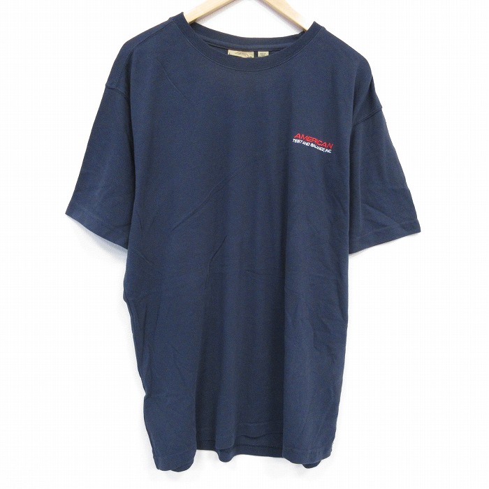 00s 半袖Tシャツ アメリカン ネイビー XL | 古着