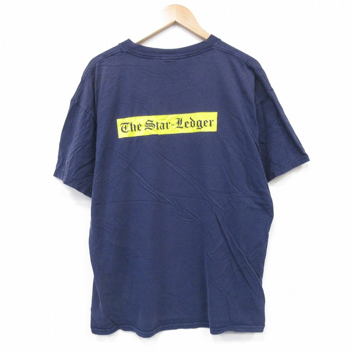 00s 半袖Tシャツ Ledger ネイビー XL | 古着