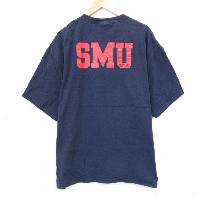 ジャンスポーツ 00s 半袖Tシャツ SMU ネイビー XL | 古着