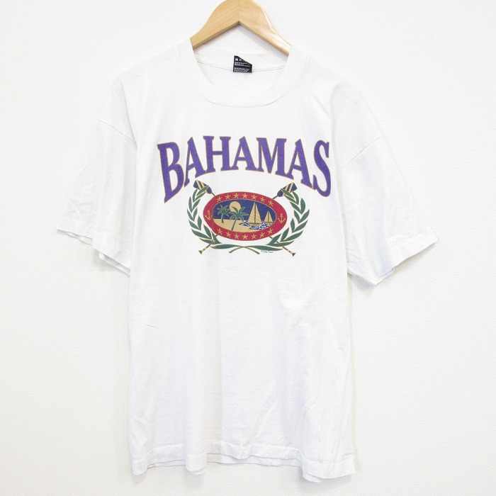 フルーツオブザルーム 90s 半袖Tシャツ バハマ ホワイト XL | 古着