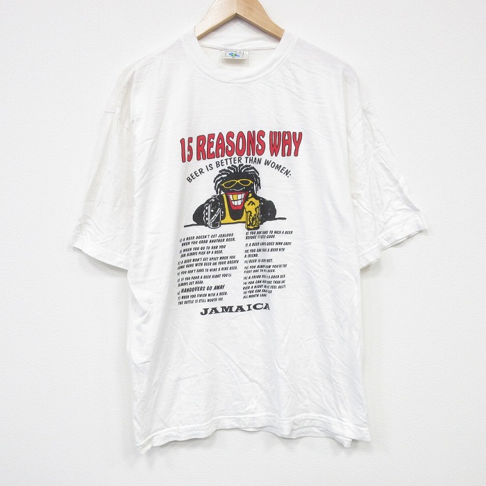 00s 半袖Tシャツ ジャマイカ ホワイト XL | 古着