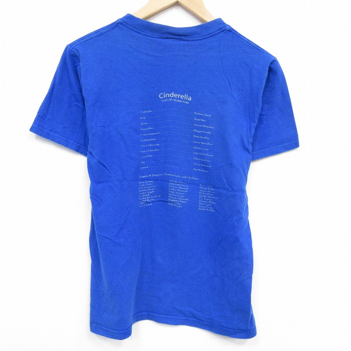 S★古着 フルーツオブザルーム 半袖 ビンテージ Tシャツ メンズ 00年代 00s シンデレラ コットン クルーネック 青 ブルー 25sep26 中古