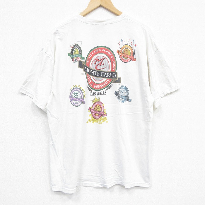 90s 半袖Tシャツ ラスベガス ホワイト XL | 古着