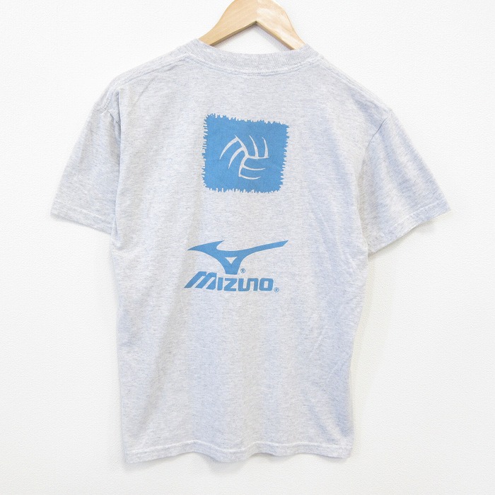 【50%OFF】ミズノ 00s 半袖Tシャツ バレーボール グレー M | 古着