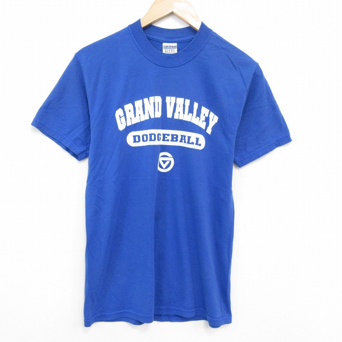 S★古着 半袖 ビンテージ Tシャツ メンズ 00年代 00s グランドバレー クルーネック 青 ブルー 25sep29 中古