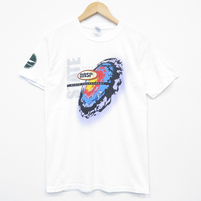 00s 半袖Tシャツ トーナメント企業広告 ホワイト S | 古着