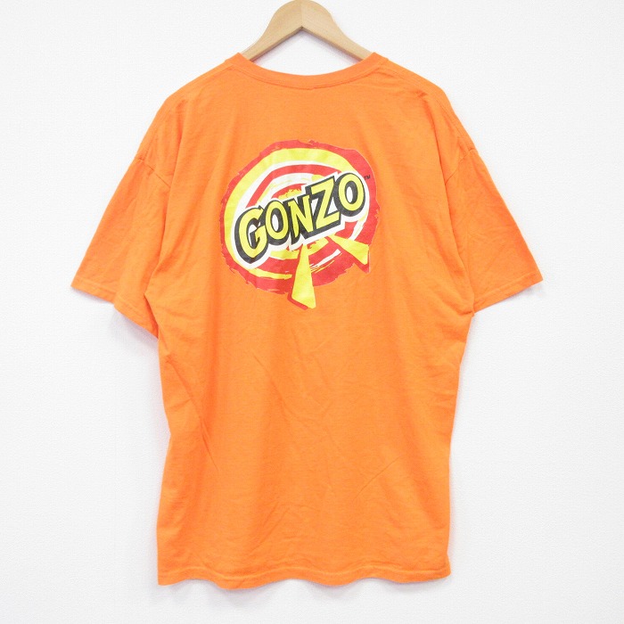 【50%OFF】00s 半袖Tシャツ GONZO オレンジ XL | 古着