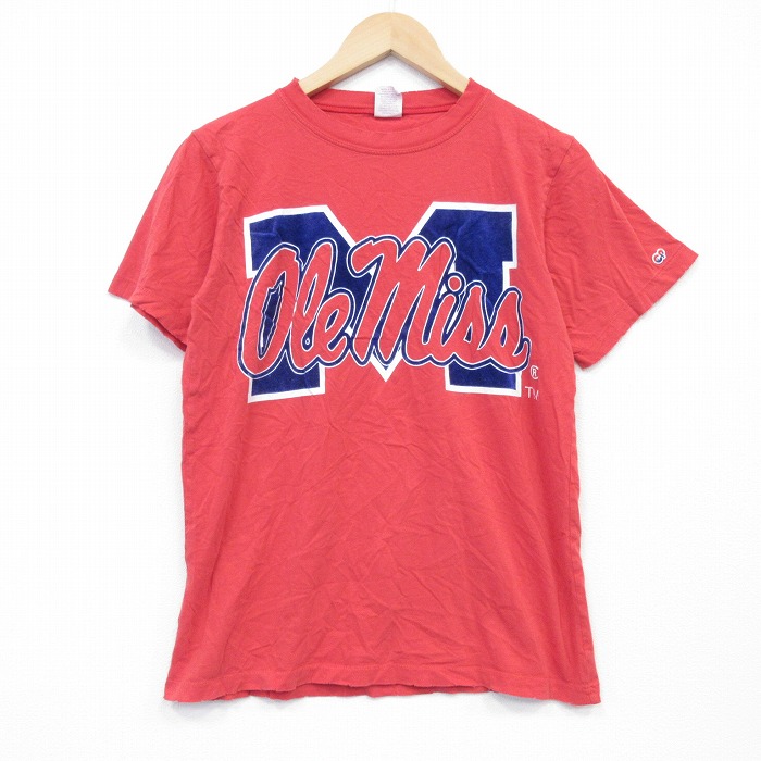 S★古着 半袖 ビンテージ Tシャツ メンズ 80年代 80s Ole コットン クルーネック USA製 赤 26mar11