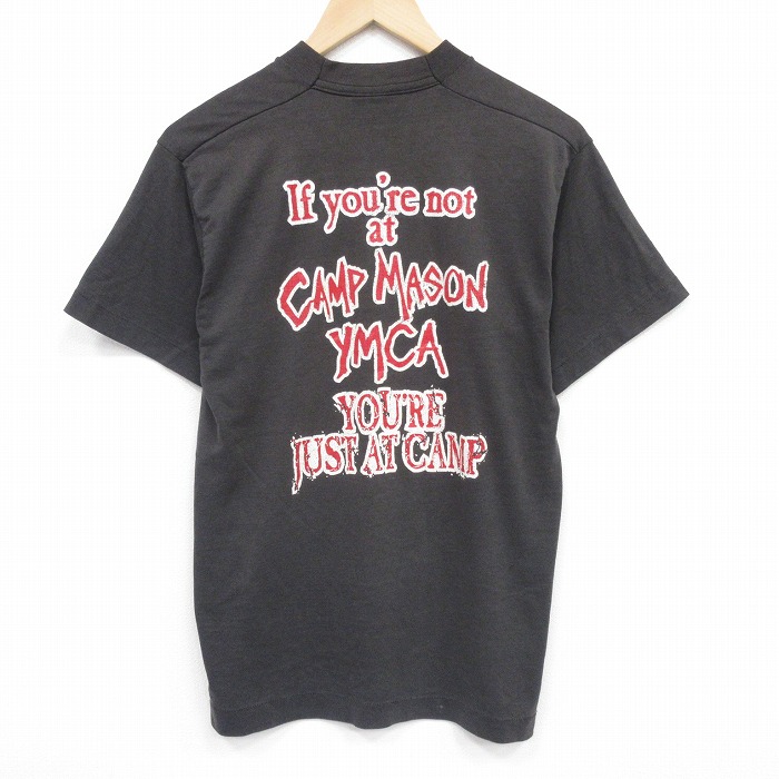 フルーツオブザルーム 90s 半袖Tシャツ メッセージ ブラック M | 古着