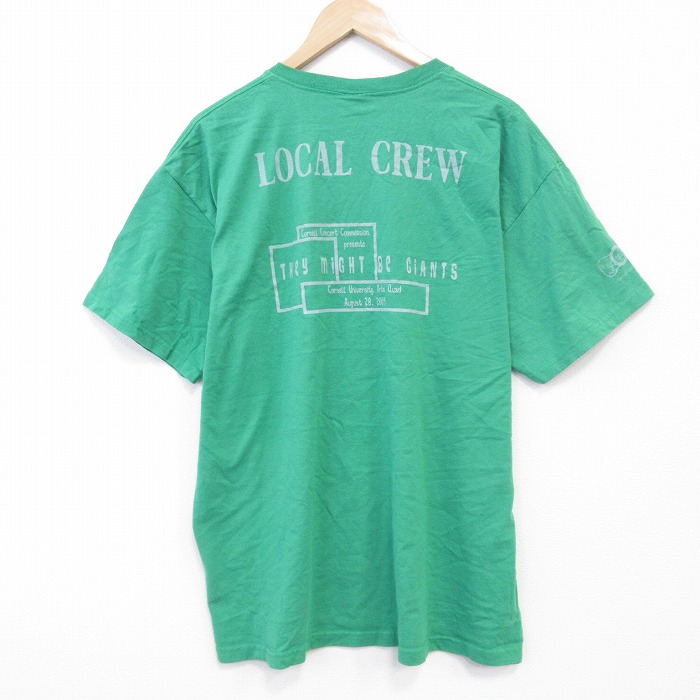 【50%OFF】フルーツオブザルーム 00s 半袖Tシャツ ローカルクルー グリーン XL | 古着