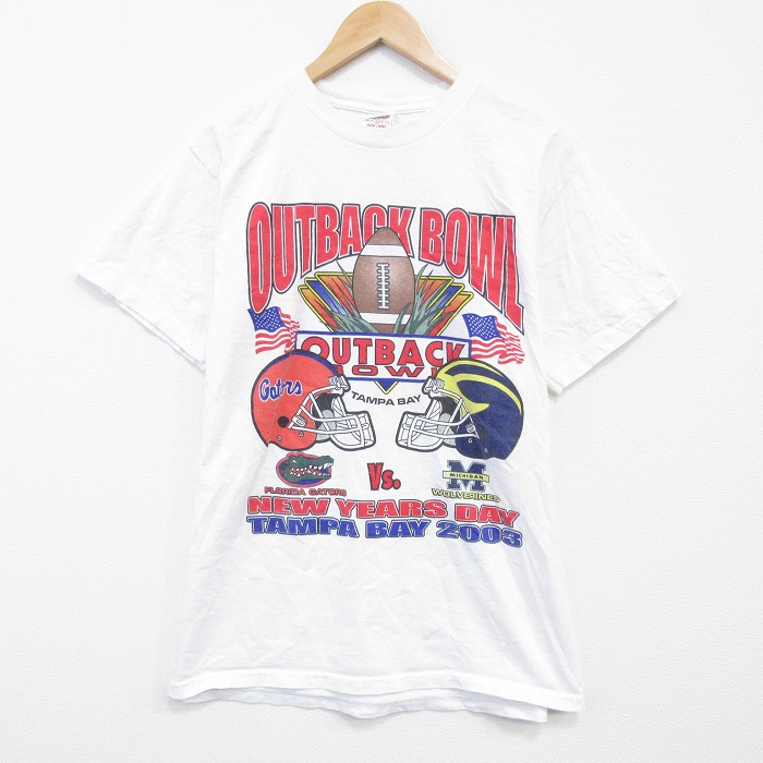 【50%OFF】ジャージーズ 00s 半袖Tシャツ ゲーターズ ホワイト L | 古着