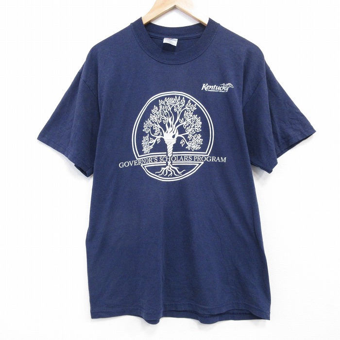【50%OFF】ジャージーズ 00s 半袖Tシャツ 木 ネイビー L | 古着