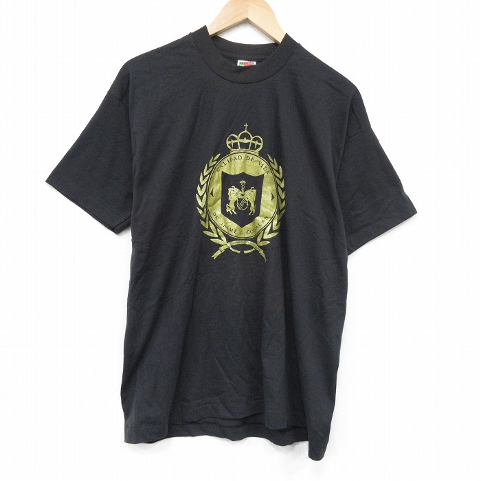 フルーツオブザルーム 90s 半袖Tシャツ CALIDAD ブラック L | 古着
