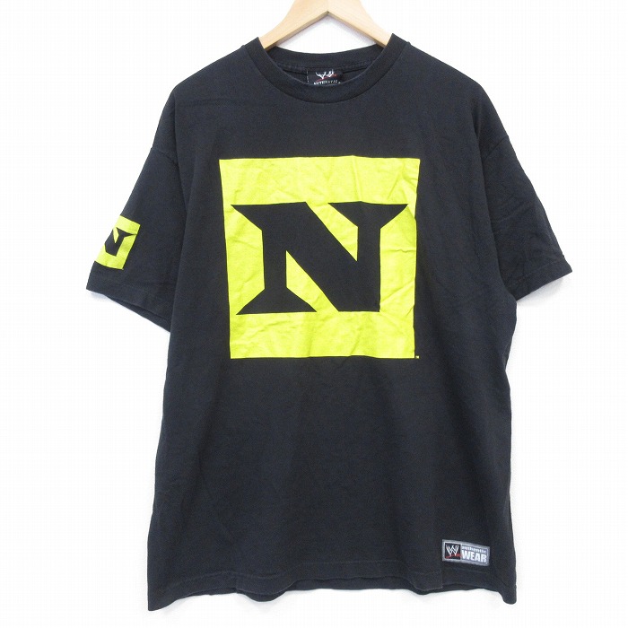 00s 半袖Tシャツ ワールドプロレスリング ザネクサス ブラック XL | 古着