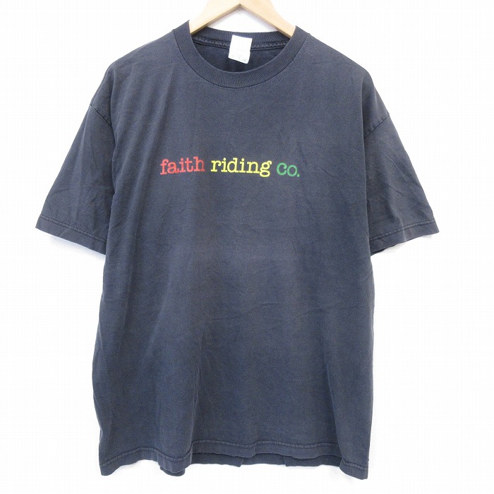 【50%OFF】00s 半袖Tシャツ faith ブラック XL | 古着