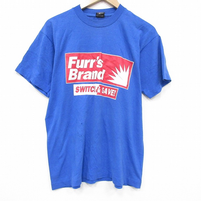 フルーツオブザルーム 90s 半袖Tシャツ SWITCH ブルー L | 古着