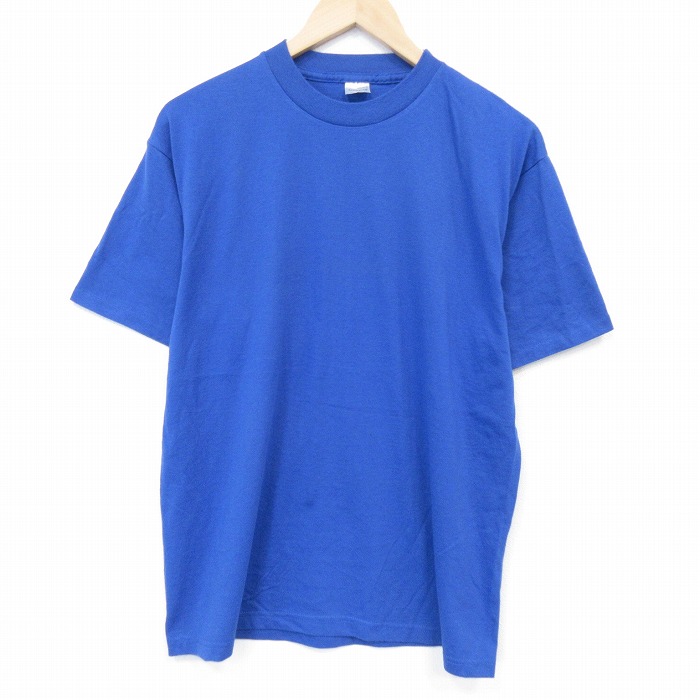 90s 半袖Tシャツ ブルー XL | 古着