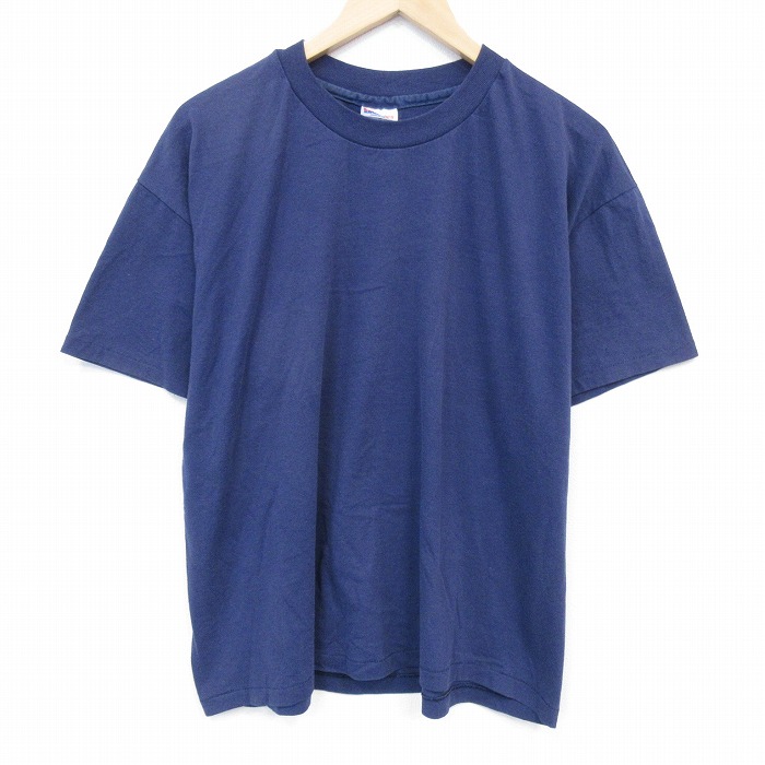 ヘインズ 90s 半袖Tシャツ ネイビー XL | 古着