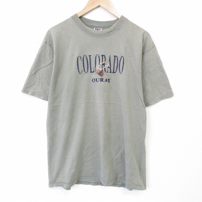 【20%OFF】00s 半袖Tシャツ コロラド ライトグリーン L | 古着