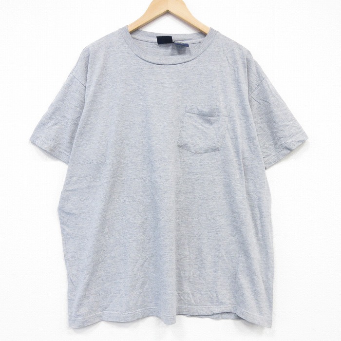 【50%OFF】ルート66 00s 半袖Tシャツ 胸ポケット付き グレー XL | 古着