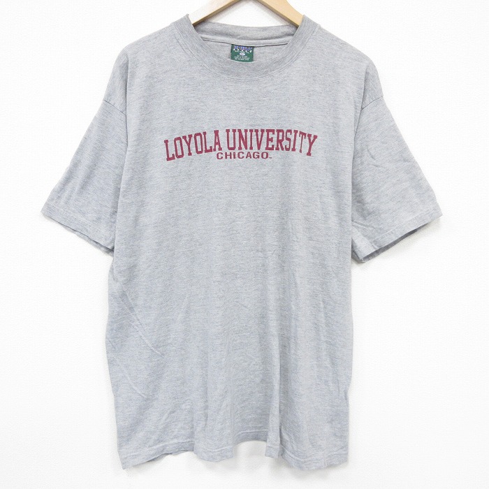 【50%OFF】00s 半袖Tシャツ LOYOLA グレー XL | 古着