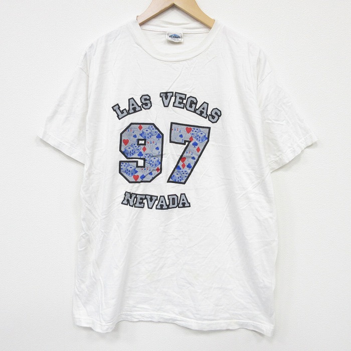 90s 半袖Tシャツ ネバダ ホワイト XL | 古着