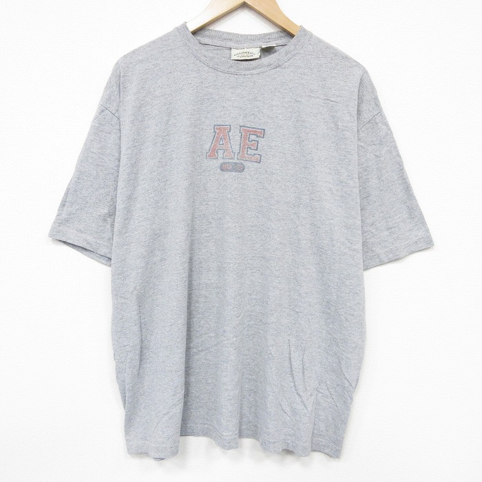 アメリカンイーグル 00s 半袖Tシャツ AE グレー XL | 古着