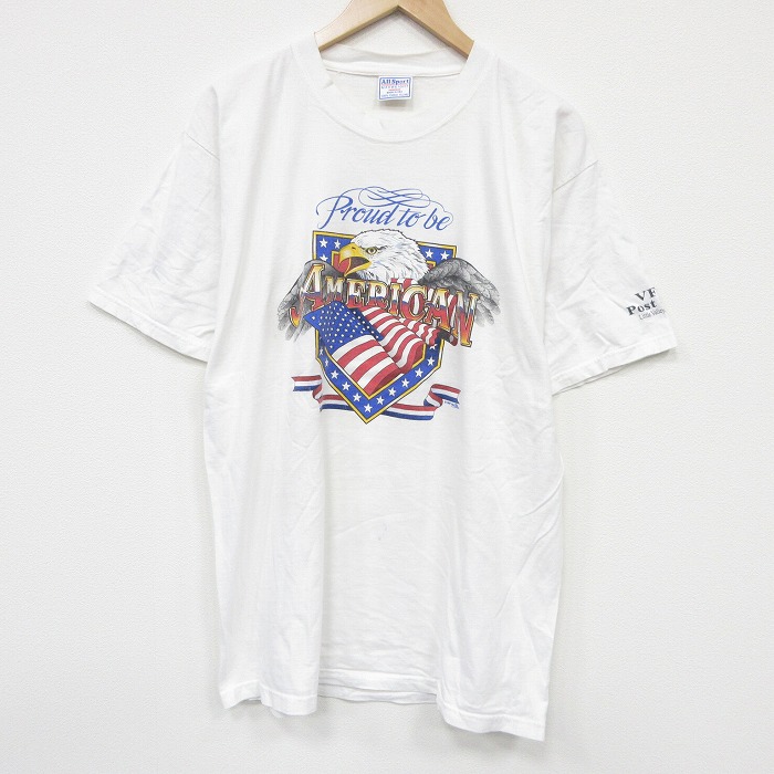All Sport 90s 半袖Tシャツ 鳥 ホワイト XL | 古着