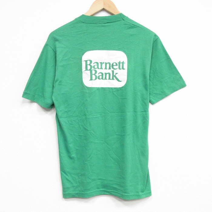 バーネットバンク 90s 半袖Tシャツ グリーン L | 古着