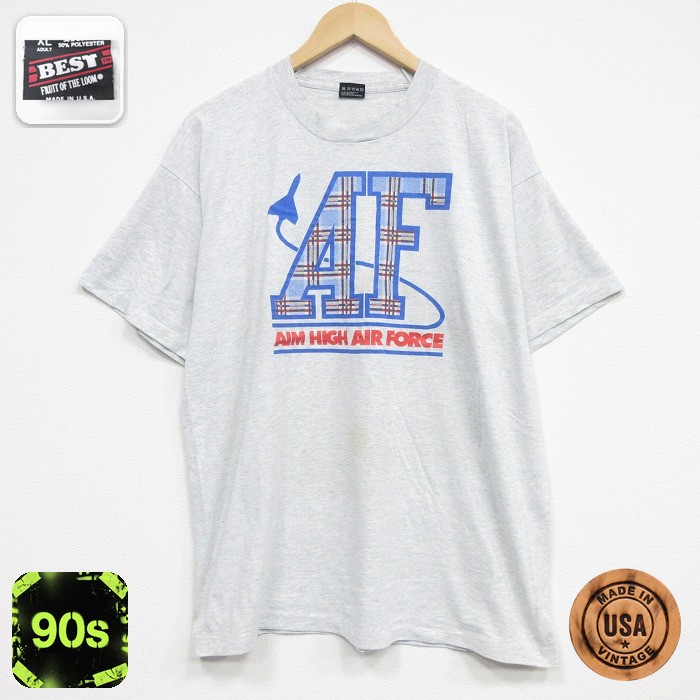 フルーツオブザルーム 90s 半袖Tシャツ AF グレー XL | 古着